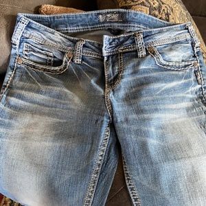 Silver jeans